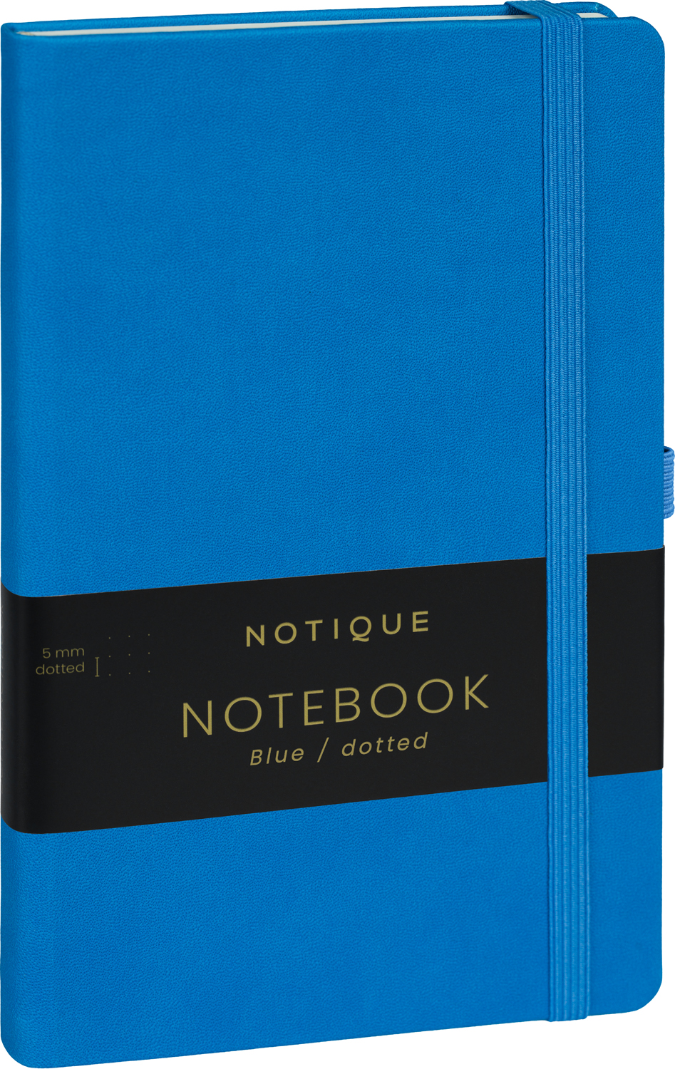 Tečkovaný zápisník Modrý, 13x21 cm