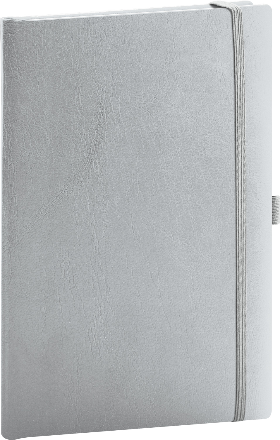 Tečkovaný notes Balacron, 15x21 cm - stříbrná
