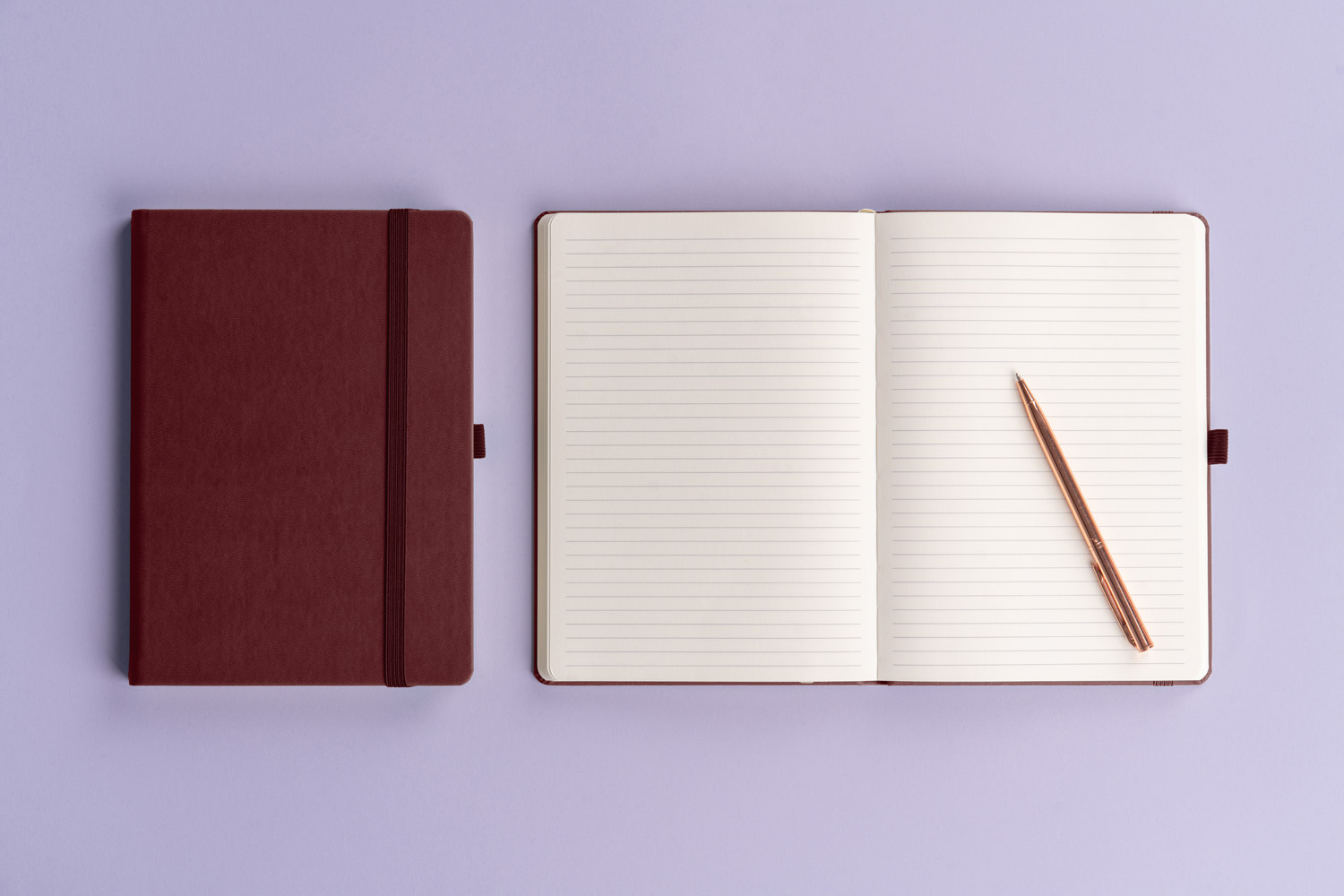 Linkovaný zápisník Aprint Neo, 15x21 cm - červená Linkovaný zápisník Aprint Neo, 15x21 cm - červená