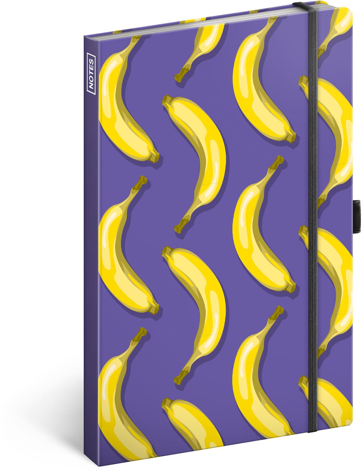 Linkovaný zápisník Banány, 13x21 cm