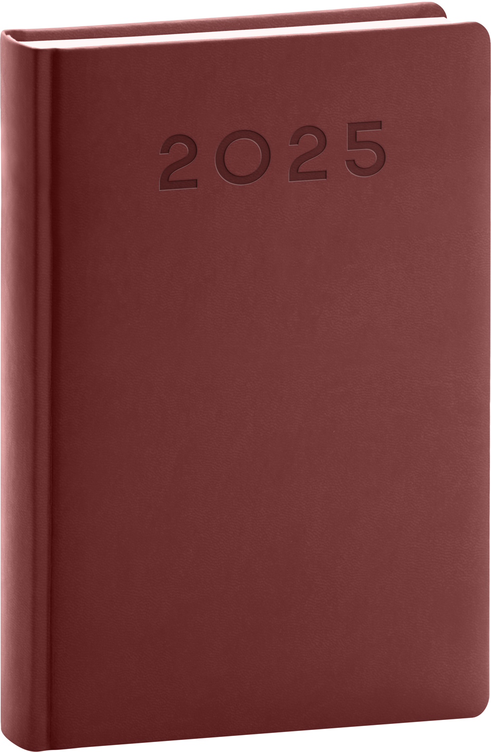 Denní diář Aprint Neo 2025, B6 - červená