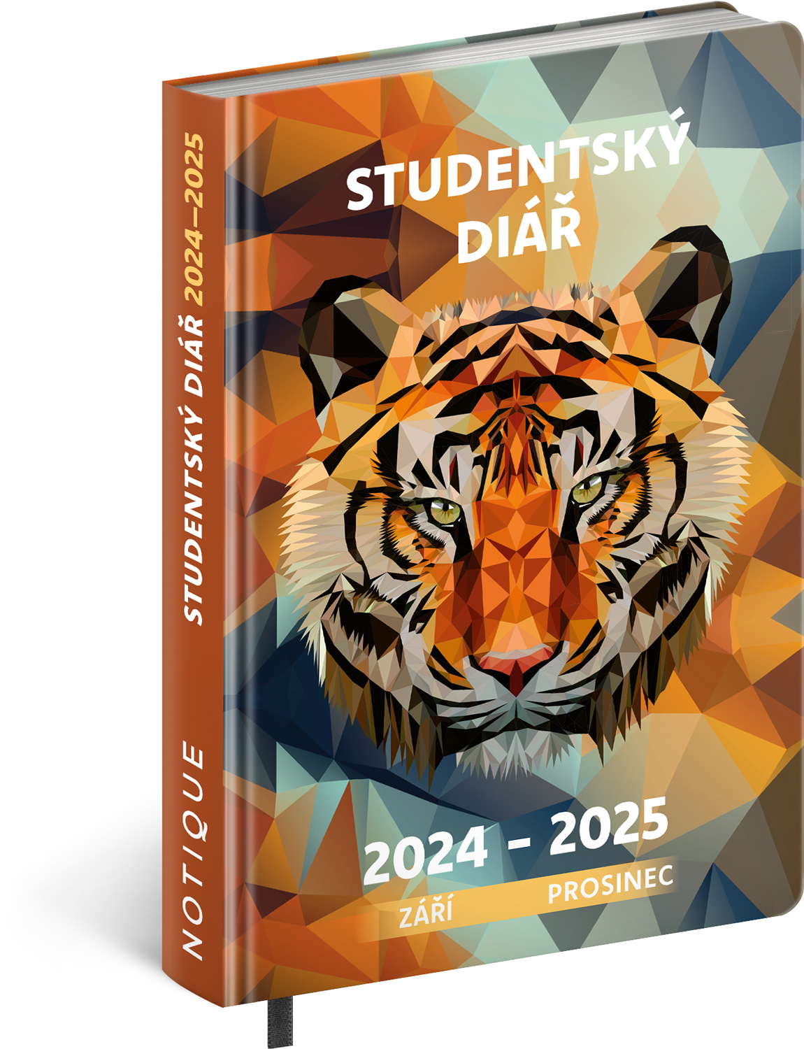 Studentský diář Tygr (září 2024, 9,8x14,5 cm - tygr