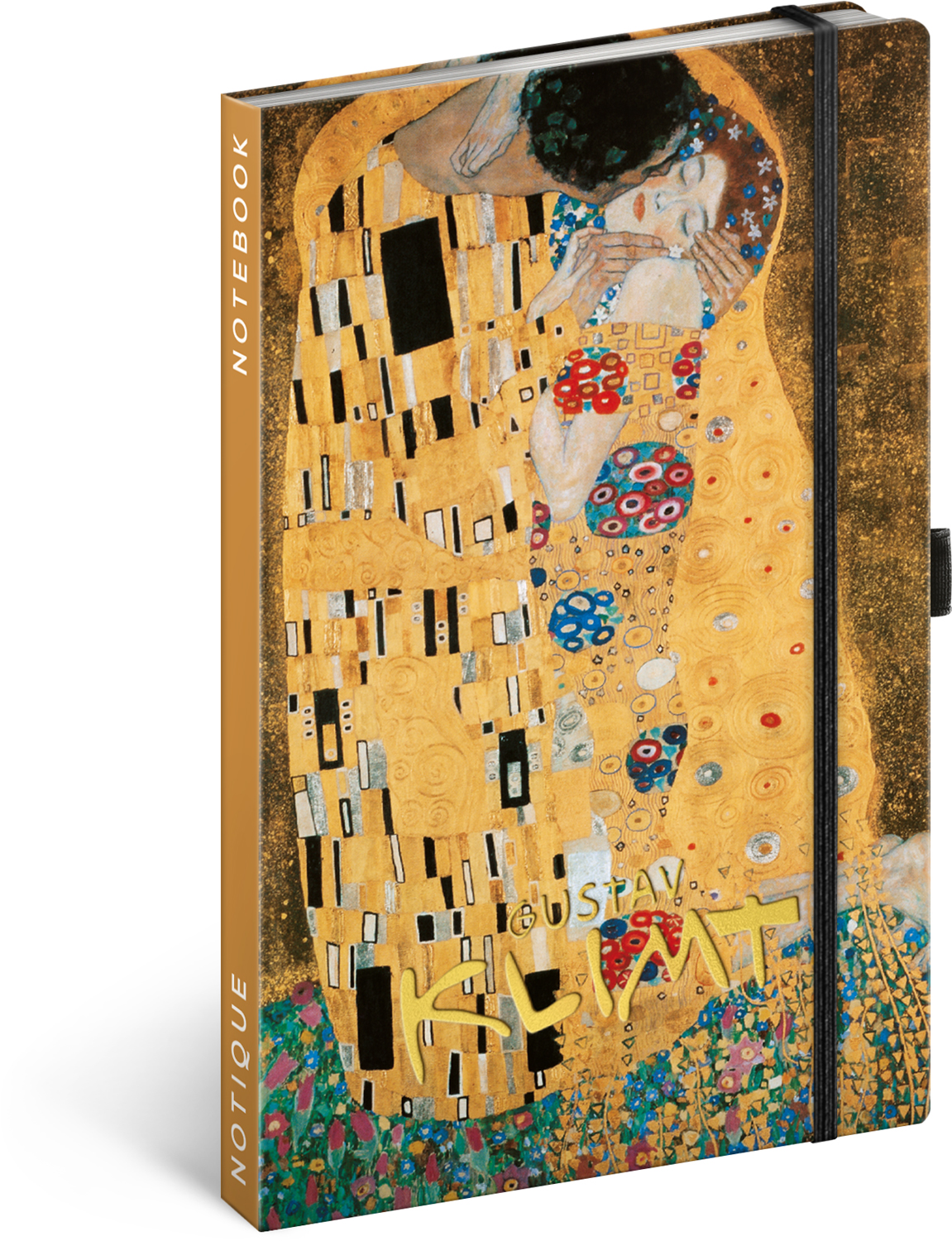 Linkovaný zápisník Gustav Klimt, 13x21 cm