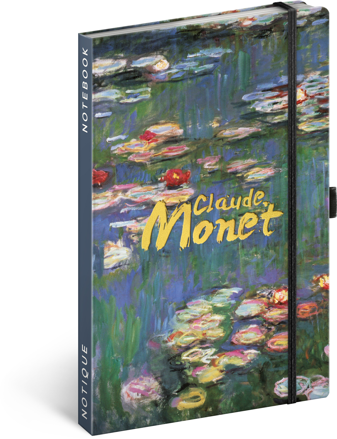 Linkovaný zápisník Claude Monet, 13x21 cm