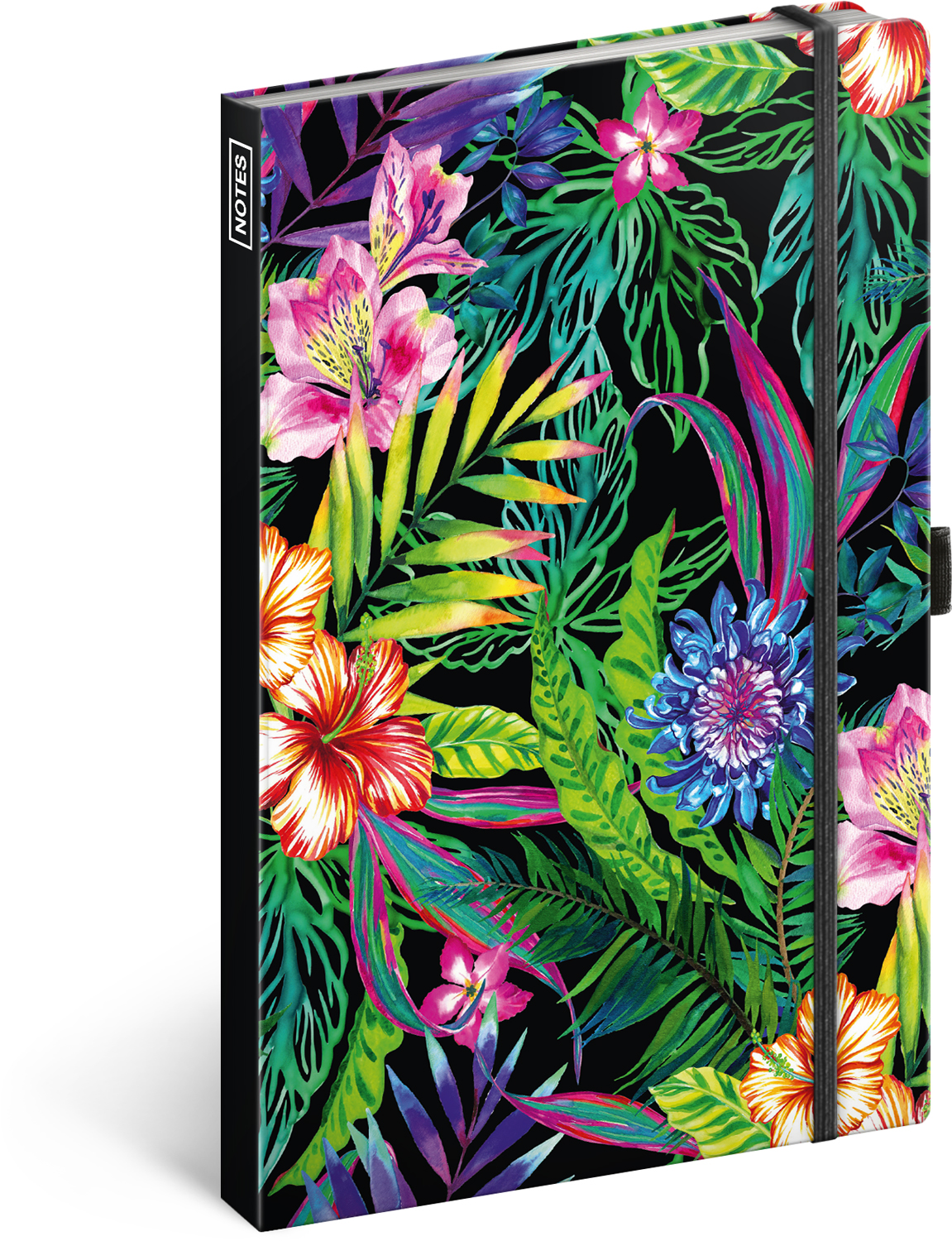 Linkovaný zápisník Tropical, 13x21 cm