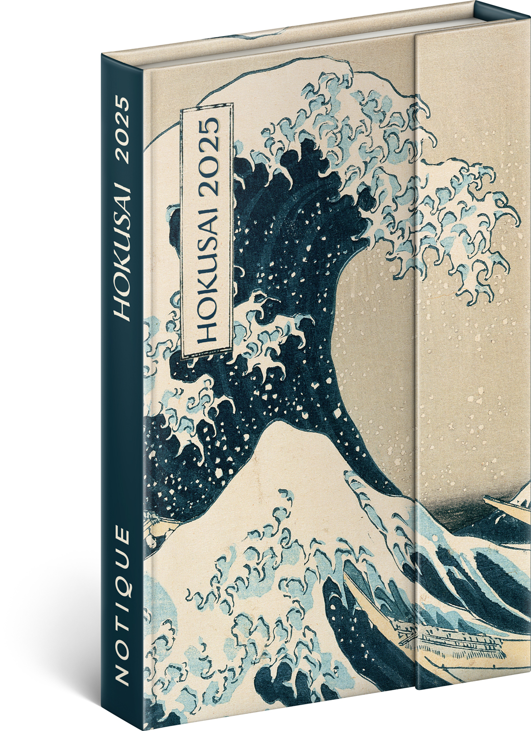 Týdenní magnetický diář Katsushika Hokusai 2025, 11x16 cm - katsushika hokusai