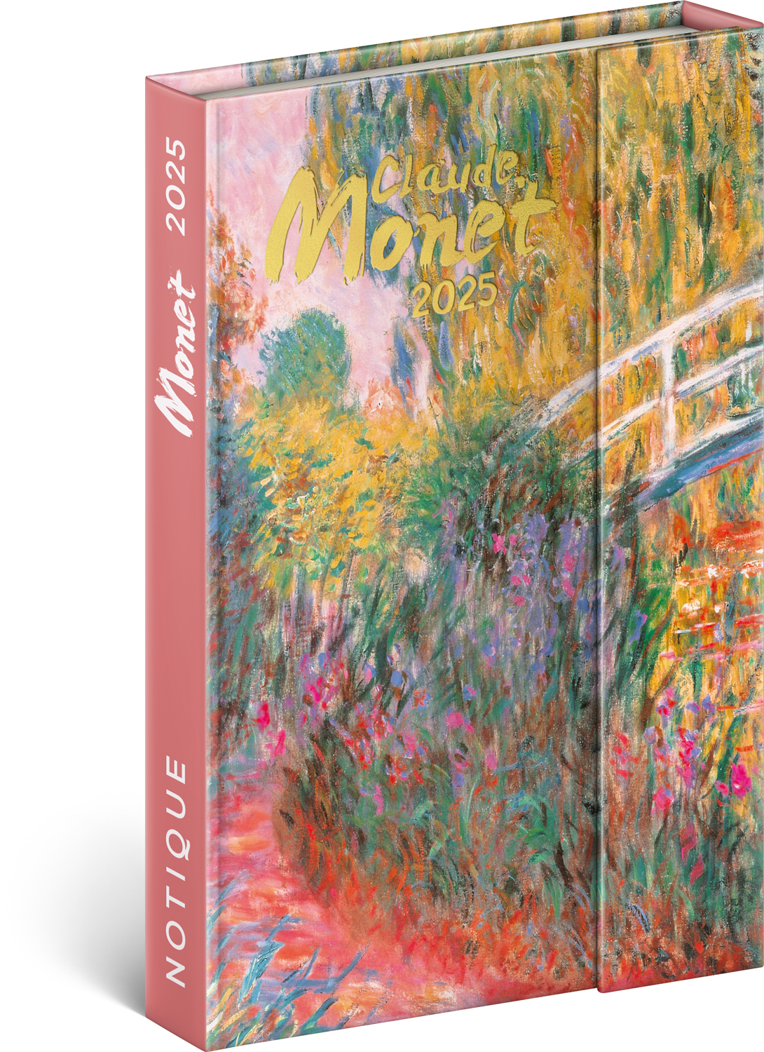 Týdenní magnetický diář Claude Monet 2025, 11x16 cm - claude monet
