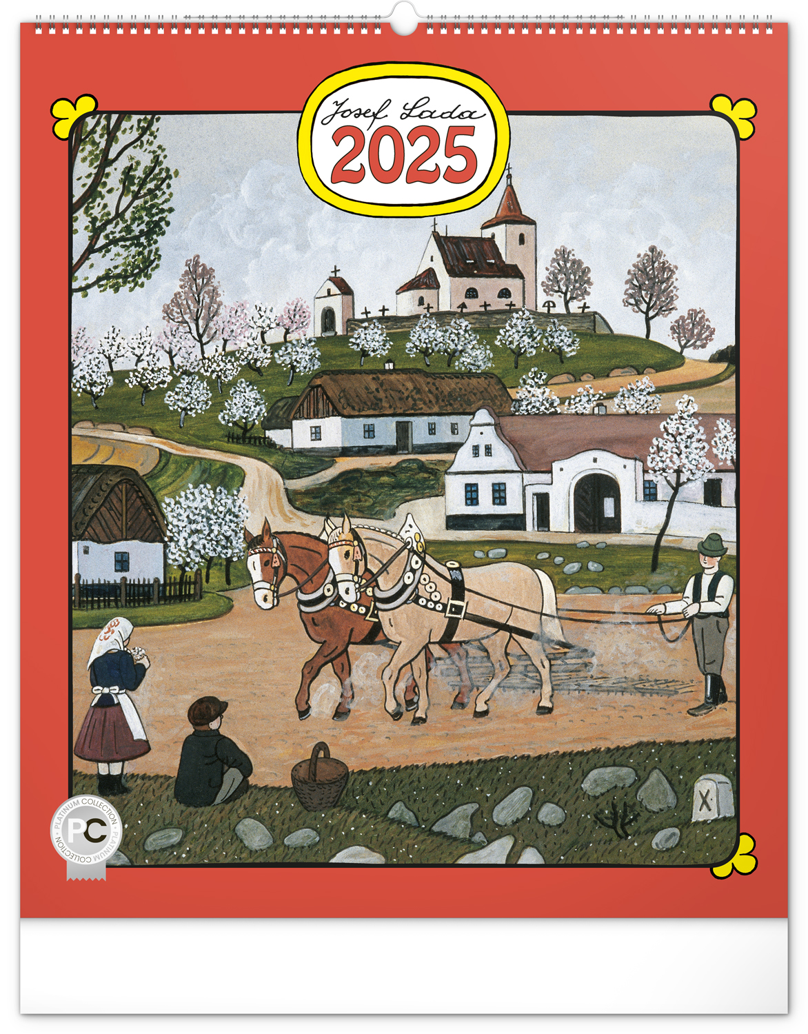 Nástěnný kalendář Josef Lada 2025, 48x56 cm