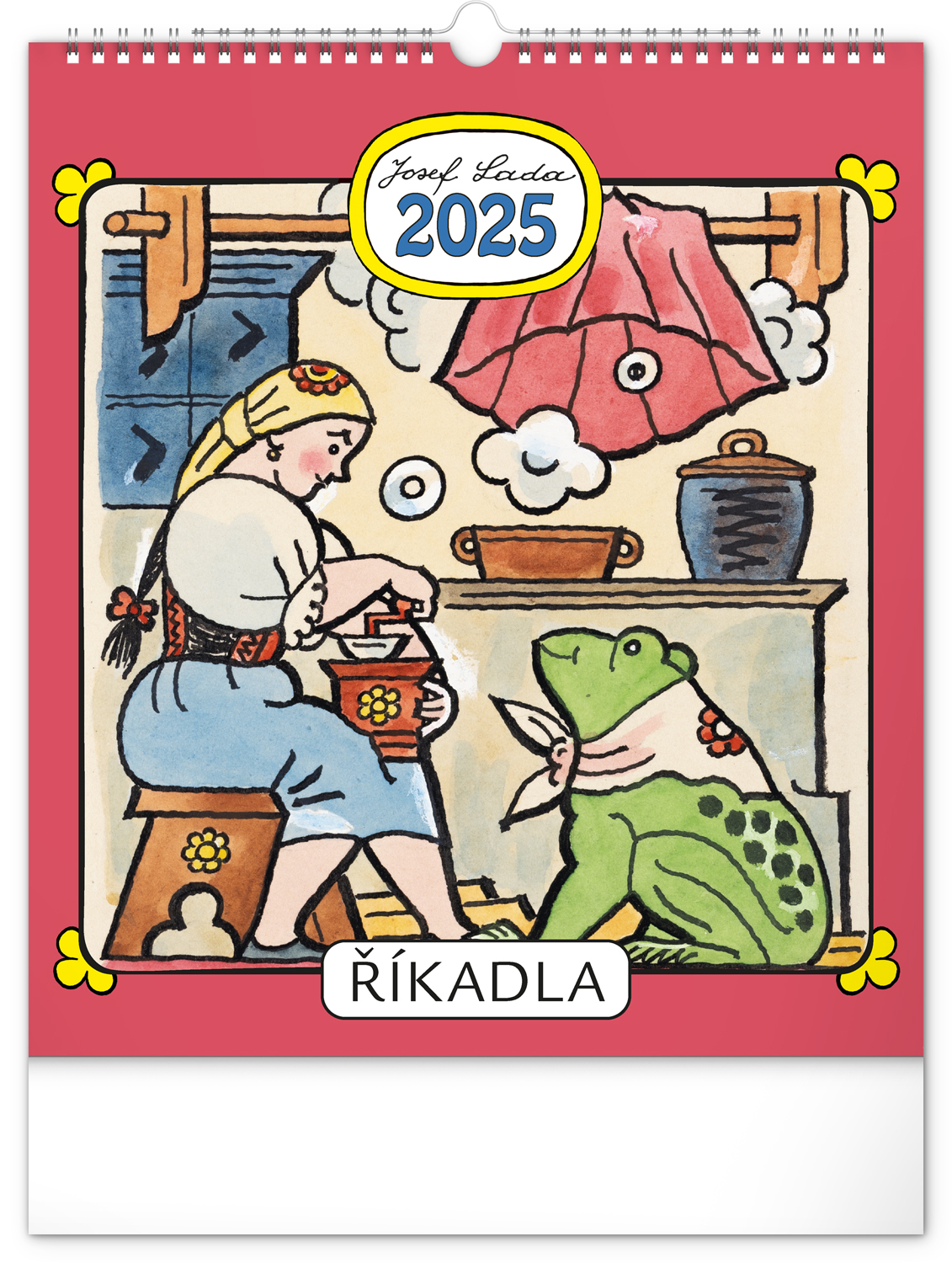 Nástěnný kalendář Josef Lada - Říkadla 2025