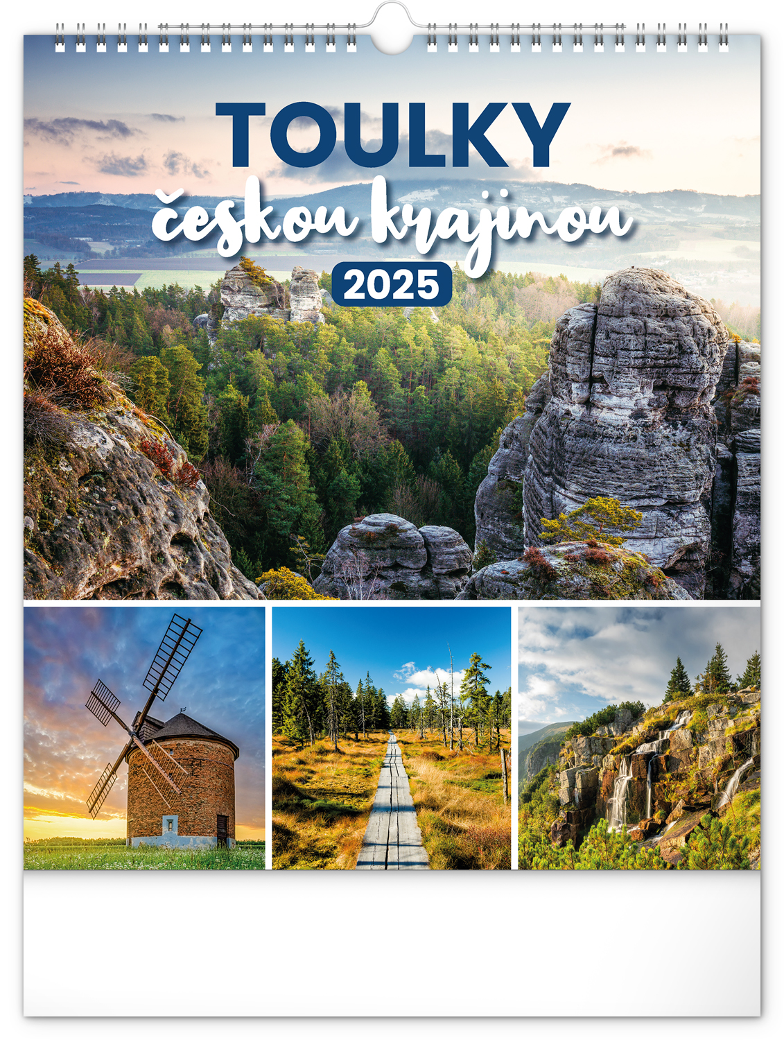 Nástěnný kalendář Toulky českou krajinou 2025