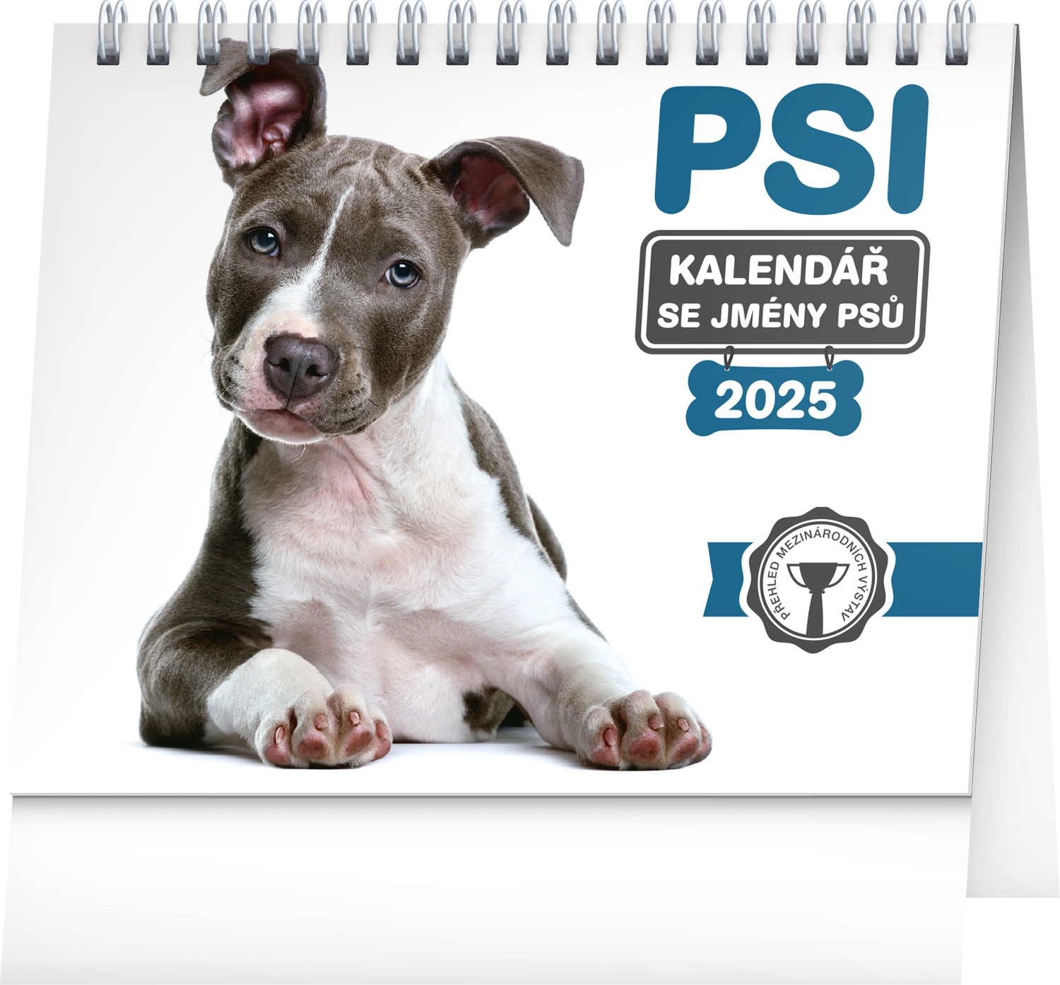 Stolní kalendář Psi - se jmény psů 2025