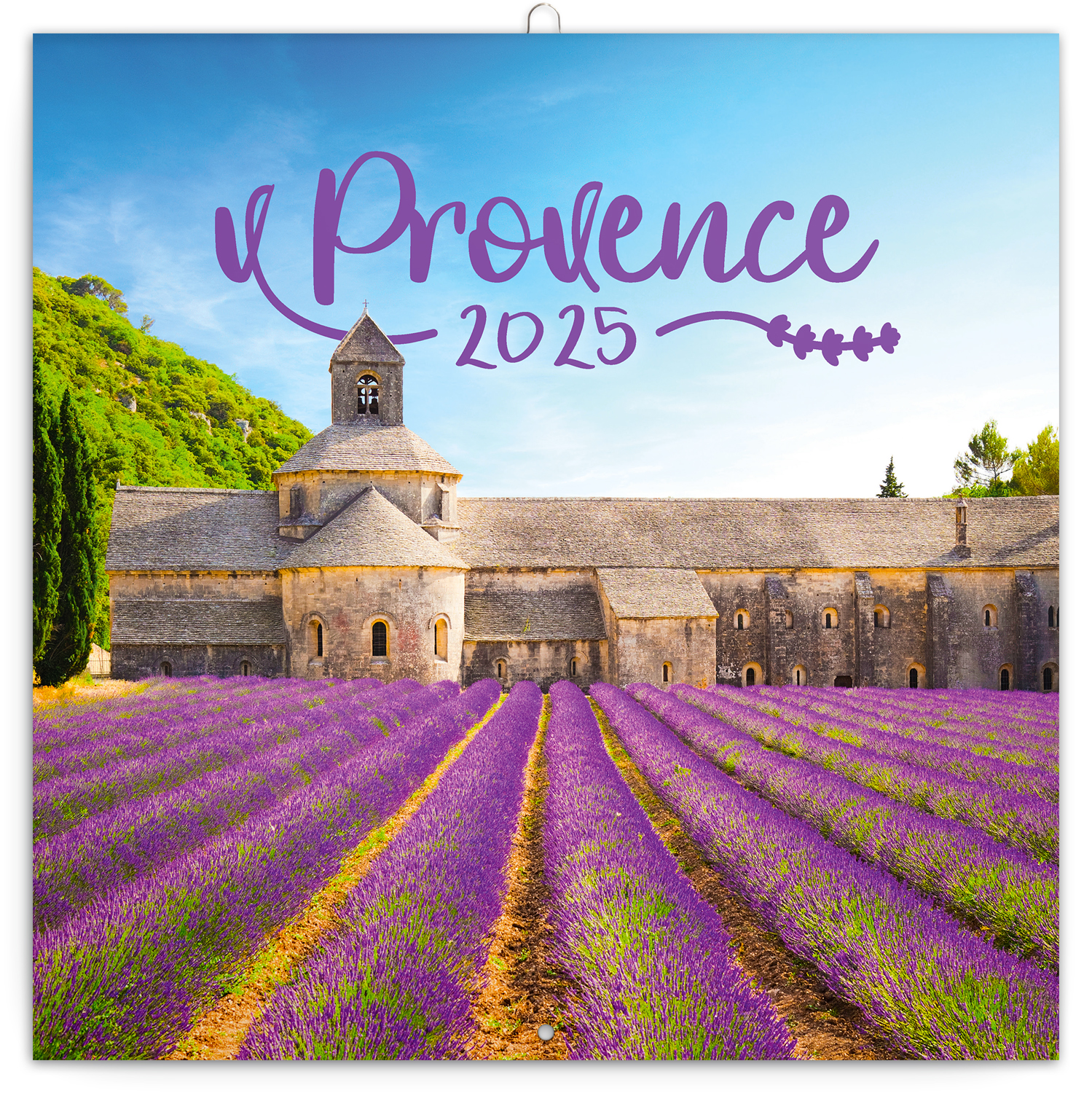 Nástěnný poznámkový kalendář Provence 2025
