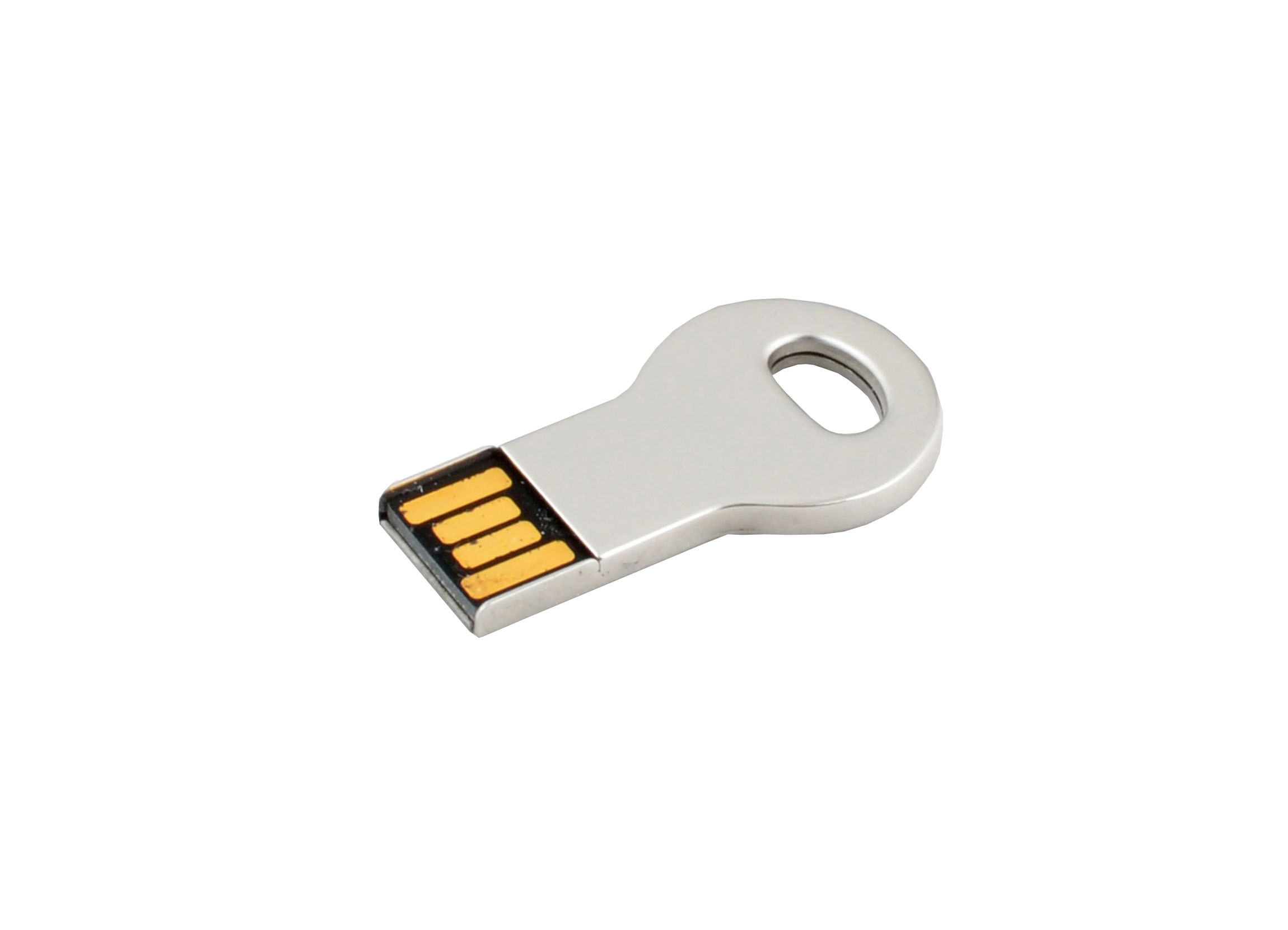 Netradiční USB flash disk GARLAND stříbrná