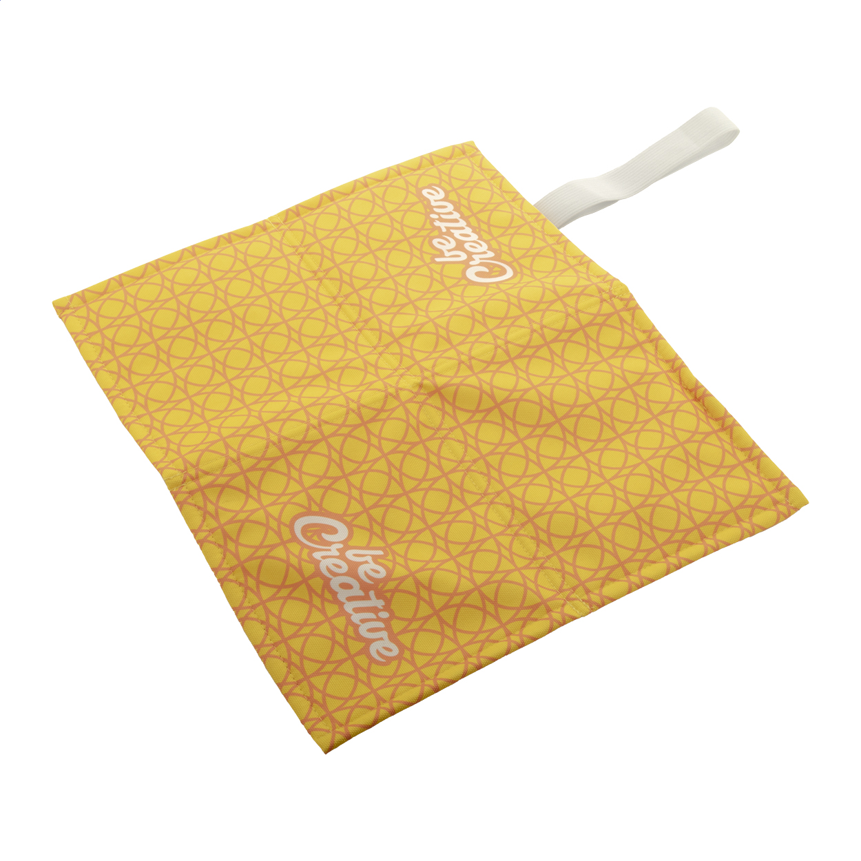 Fanseat Fold RPET polštářek na zakázku Bílá