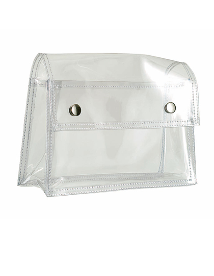 Bag Halfar Bag With Press Buttons Universal Transparent 19 x 11,5 x 6,5 cm