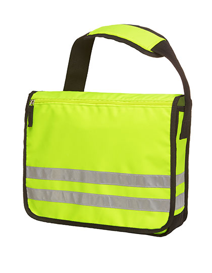 Bag Halfar Shoulder Bag Reflex Neon Yellow 35 x 28 x 12 cm