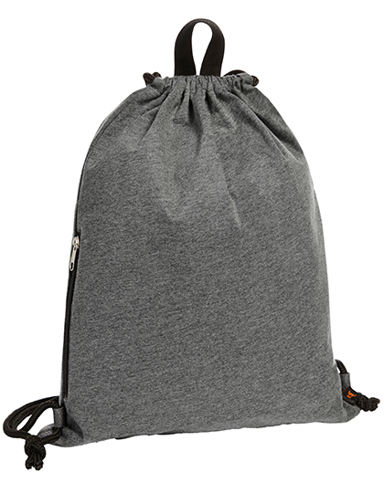 Taška Halfar Drawstring Bag Jersey Anthracite 36,5 x 45,5 cm