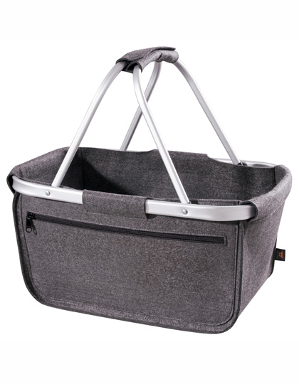 Taška Halfar Felt Shopper Basket Anthracite 45 x 25 x 25 cm