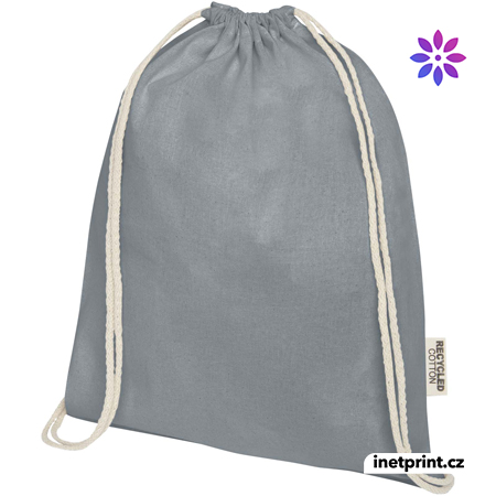 Šňůrkový batoh Oregon z recyklované bavlny