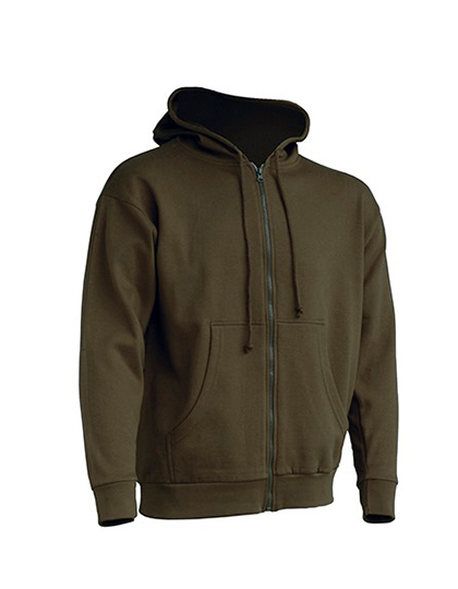 Pánská mikina na zip s kapucí JHK Zipped Hooded Sweater