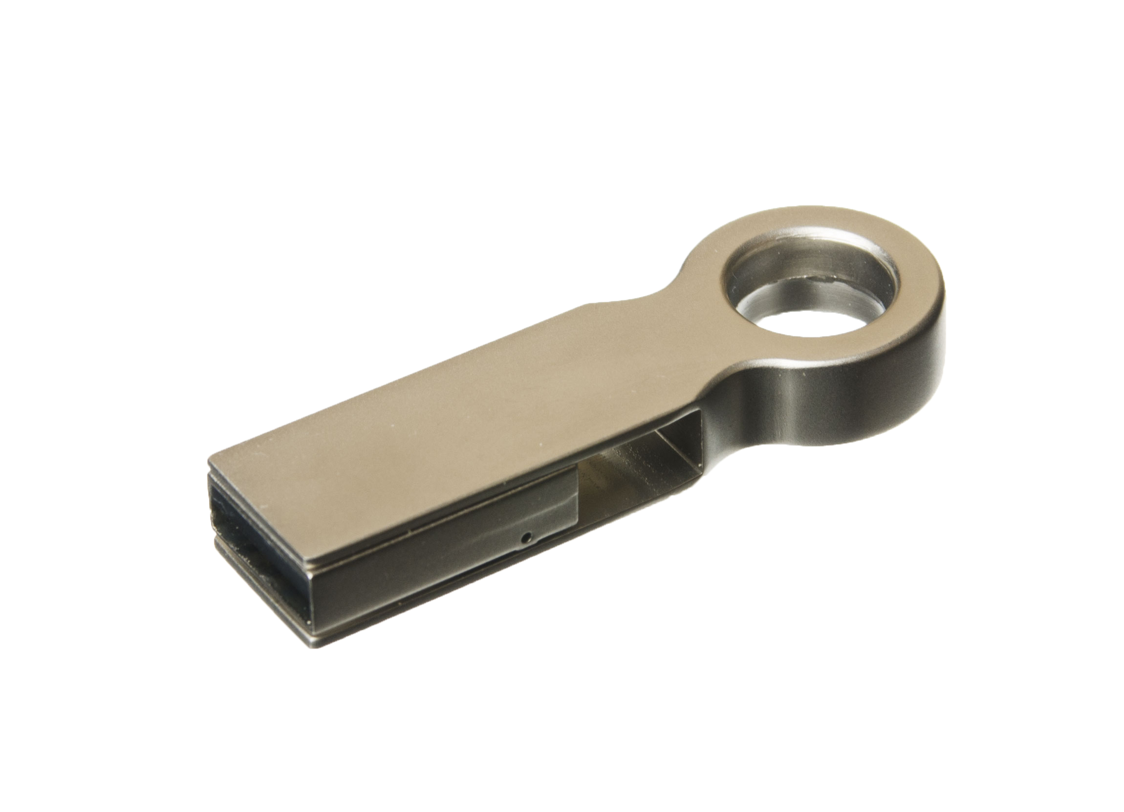 Netradiční USB flash disk DUNT OTG - duální stříbrná