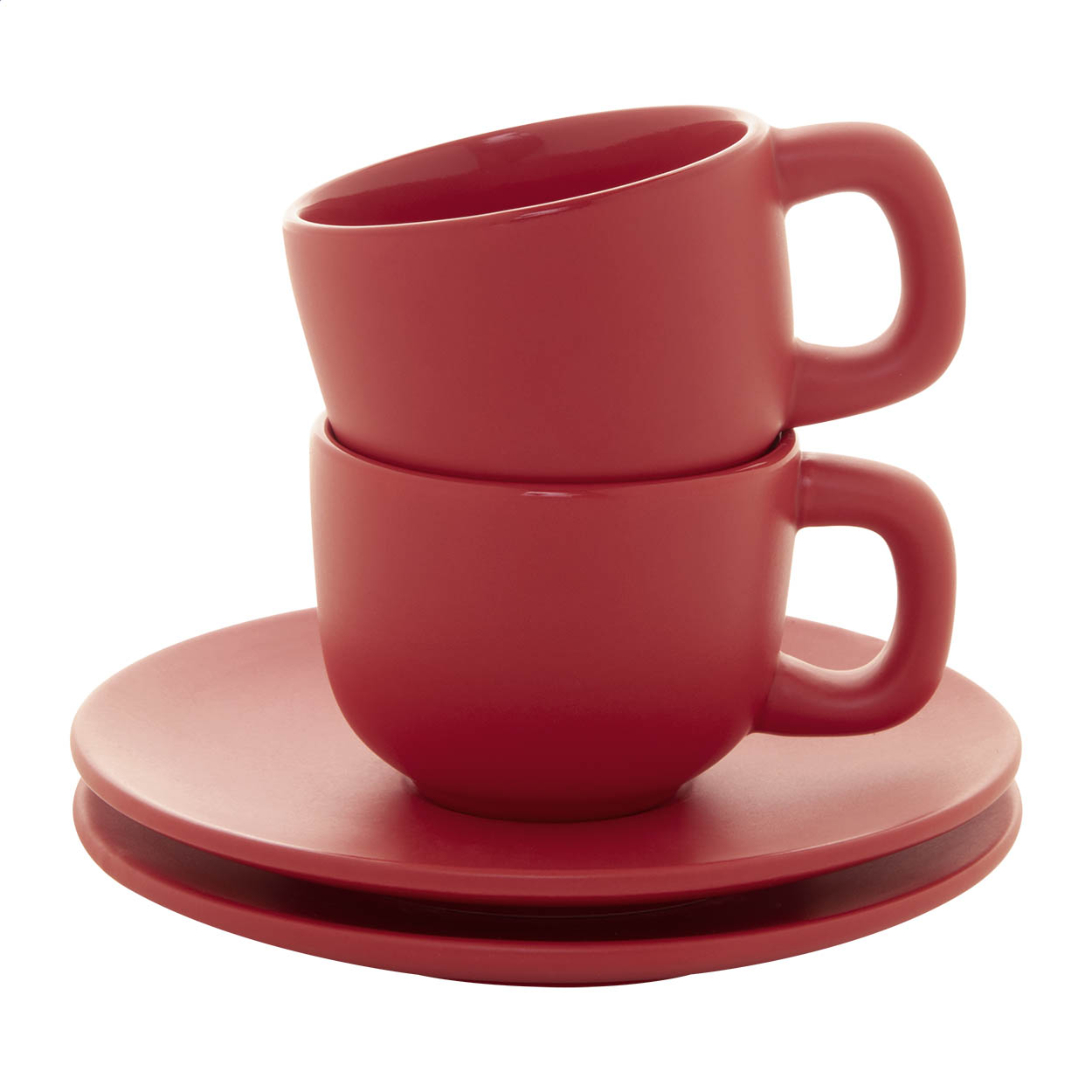 Sada šálků Caturra na espresso - červená