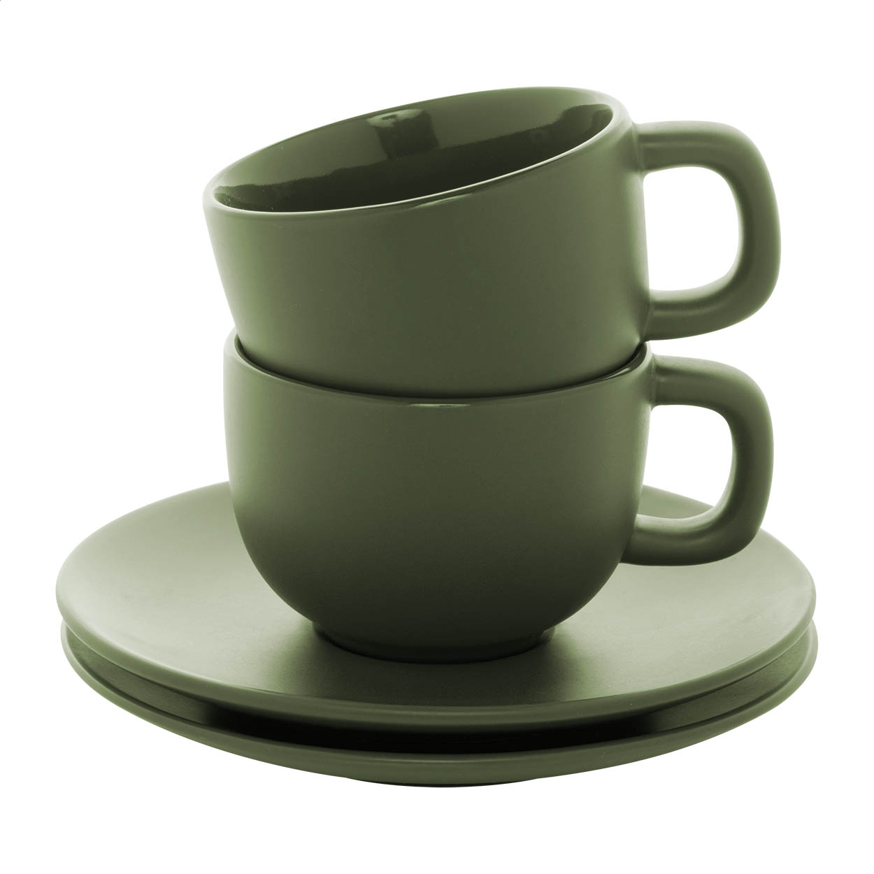Sada šálků Caturra Plus na cappuccino - zelená