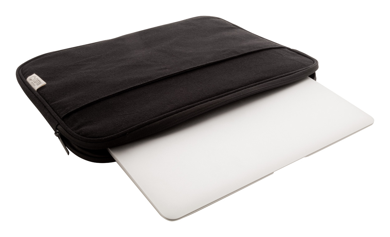 Taška na notebook Rebyss Comp z recyklované plátno - černá Taška na notebook Rebyss Comp z recyklované plátno - černá