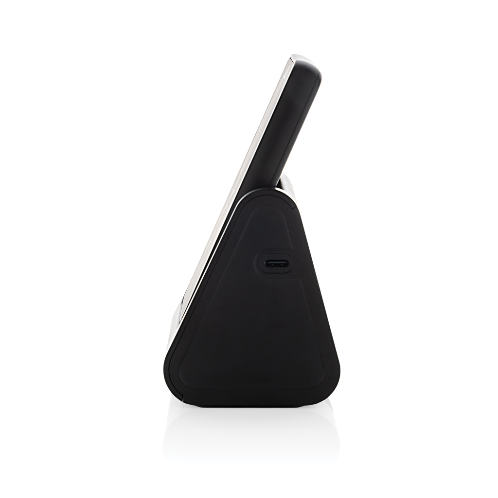 Nabíječka 5000mAh 3v1 Powerbase z RCS recyklovaného plastu, černá Nabíječka 5000mAh 3v1 Powerbase z RCS recyklovaného plastu, černá