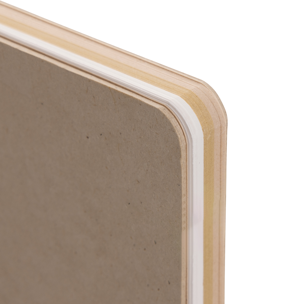 Linkovaný zápisník Elowen Tree Free, formát A5, hnědá Linkovaný zápisník Elowen Tree Free, formát A5, hnědá