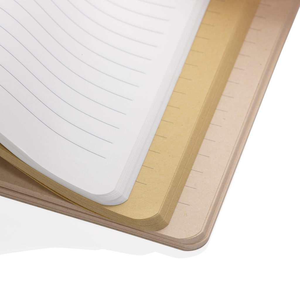 Linkovaný zápisník Elowen Tree Free, formát A5, hnědá Linkovaný zápisník Elowen Tree Free, formát A5, hnědá