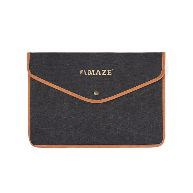 Obal na 16palcový notebook VINGA Bosler z GRS recyklovaného materiálu, černá Obal na 16palcový notebook VINGA Bosler z GRS recyklovaného materiálu, černá