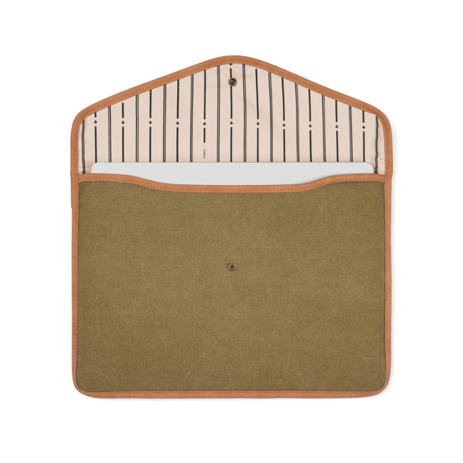 Obal na 16palcový notebook VINGA Bosler z GRS recyklovaného materiálu, zelená Obal na 16palcový notebook VINGA Bosler z GRS recyklovaného materiálu, zelená