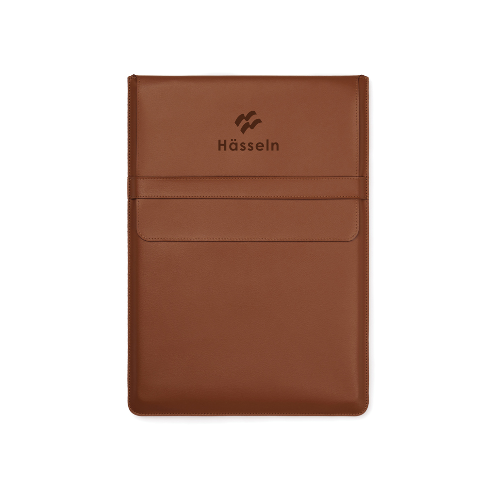 Obal na 16palcový notebook VINGA Timo z RCS RPET a PU, hnědá Obal na 16palcový notebook VINGA Timo z RCS RPET a PU, hnědá