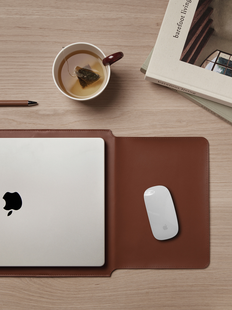 Obal na 16palcový notebook VINGA Timo z RCS RPET a PU, hnědá Obal na 16palcový notebook VINGA Timo z RCS RPET a PU, hnědá