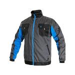 Pánská zkrácená montérková blůza Canis CXS PHOENIX PERSEUS - šedá / modrá Pánská zkrácená montérková blůza Canis CXS PHOENIX PERSEUS - šedá / modrá