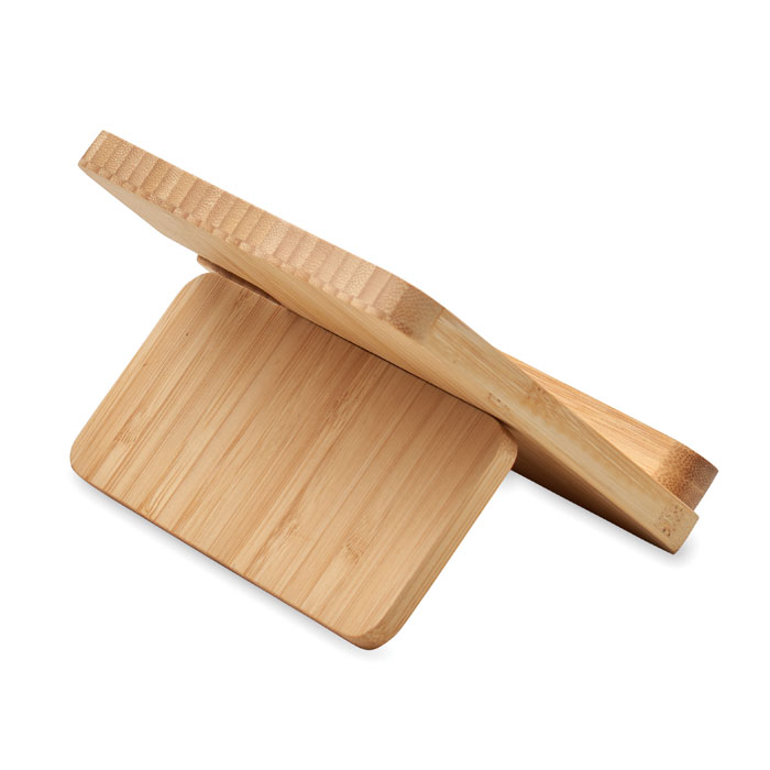 Bambusová bezdrátová nabíječka BOOGAR - dřevo