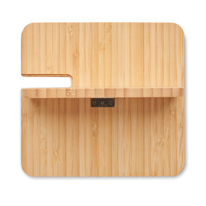 Bambusová bezdrátová nabíječka BOOGAR - dřevo Bambusová bezdrátová nabíječka BOOGAR - dřevo
