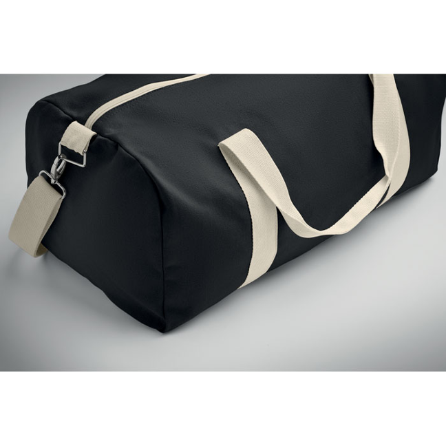 Sportovní taška z recyklovaných materiálů MALDI - černá Sportovní taška z recyklovaných materiálů MALDI - černá