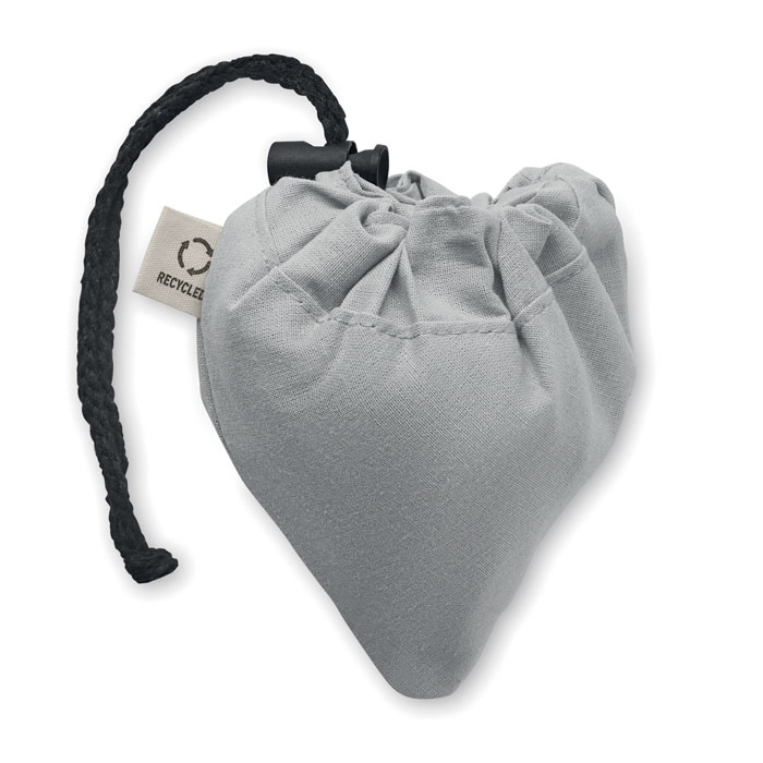 Skládací nákupní taška z recyklovaných materiálů CARRIE COLOUR - šedá Skládací nákupní taška z recyklovaných materiálů CARRIE COLOUR - šedá