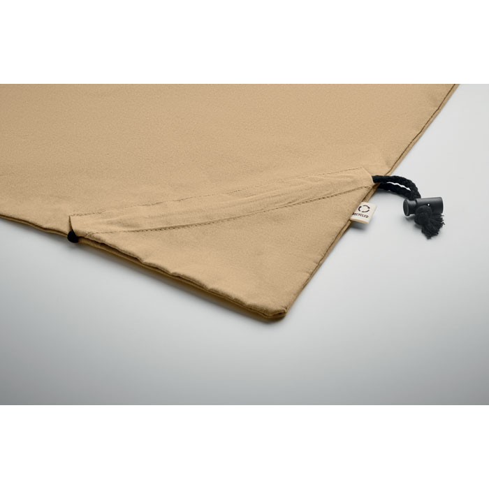 Skládací nákupní taška z recyklovaných materiálů CARRIE COLOUR - khaki Skládací nákupní taška z recyklovaných materiálů CARRIE COLOUR - khaki