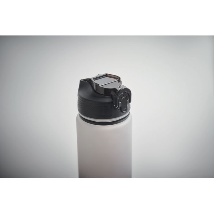 Plastová sportovní lahev z recyklovaného materiálu ACTIVATE, 1 l - černá Plastová sportovní lahev z recyklovaného materiálu ACTIVATE, 1 l - černá