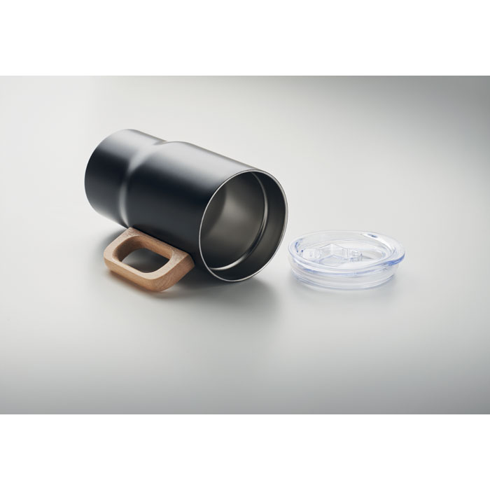 Kovový termohrnek TUMBOO, 350 ml - černá Kovový termohrnek TUMBOO, 350 ml - černá