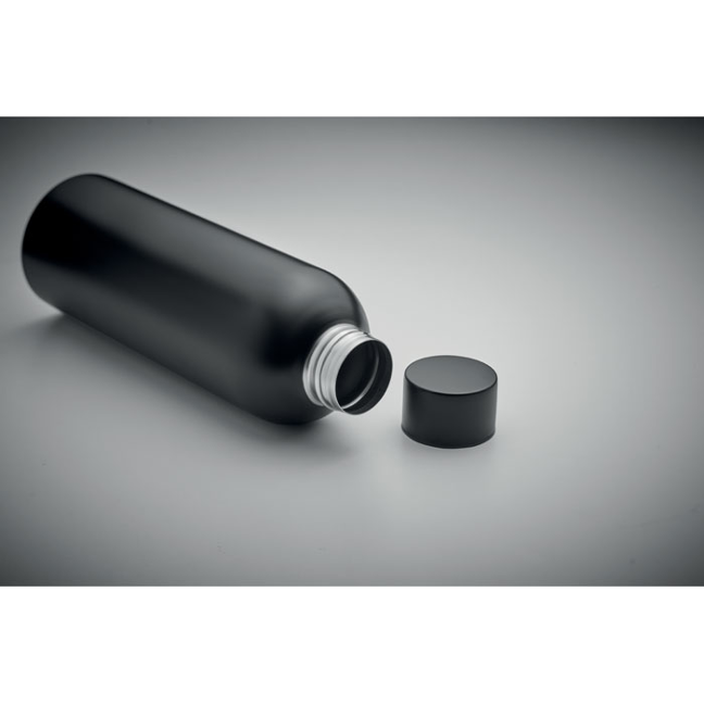 Kovová lahev z recyklovaného materiálu ATHENA PLUS, 750 ml - černá Kovová lahev z recyklovaného materiálu ATHENA PLUS, 750 ml - černá