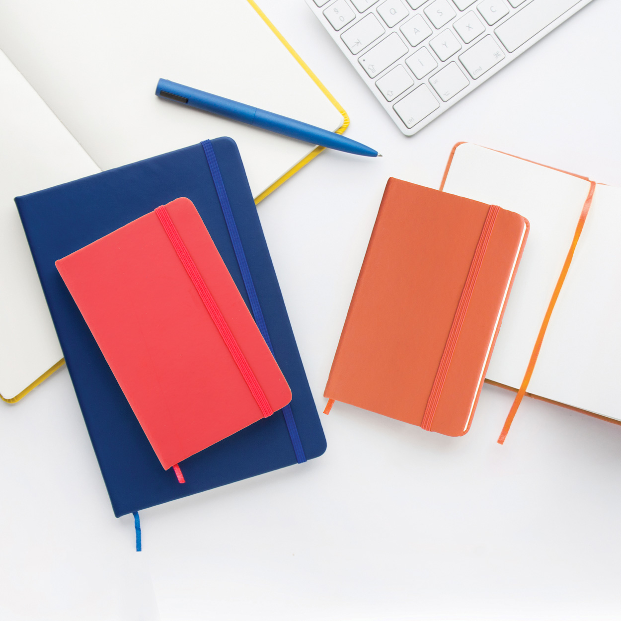 Nopuk Blank A6 poznámkový blok Modrá Nopuk Blank A6 poznámkový blok Modrá