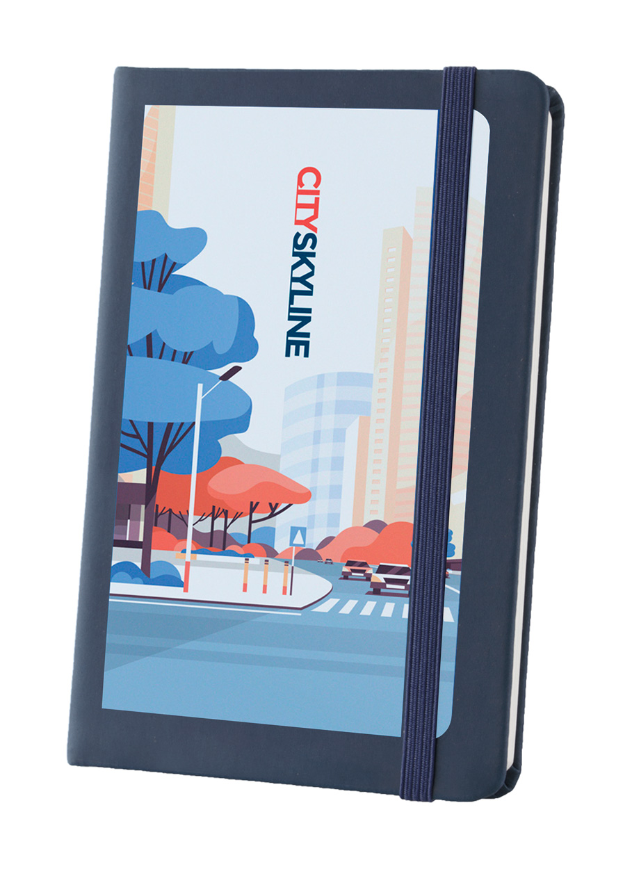 Nopuk Blank A6 poznámkový blok Modrá Nopuk Blank A6 poznámkový blok Modrá