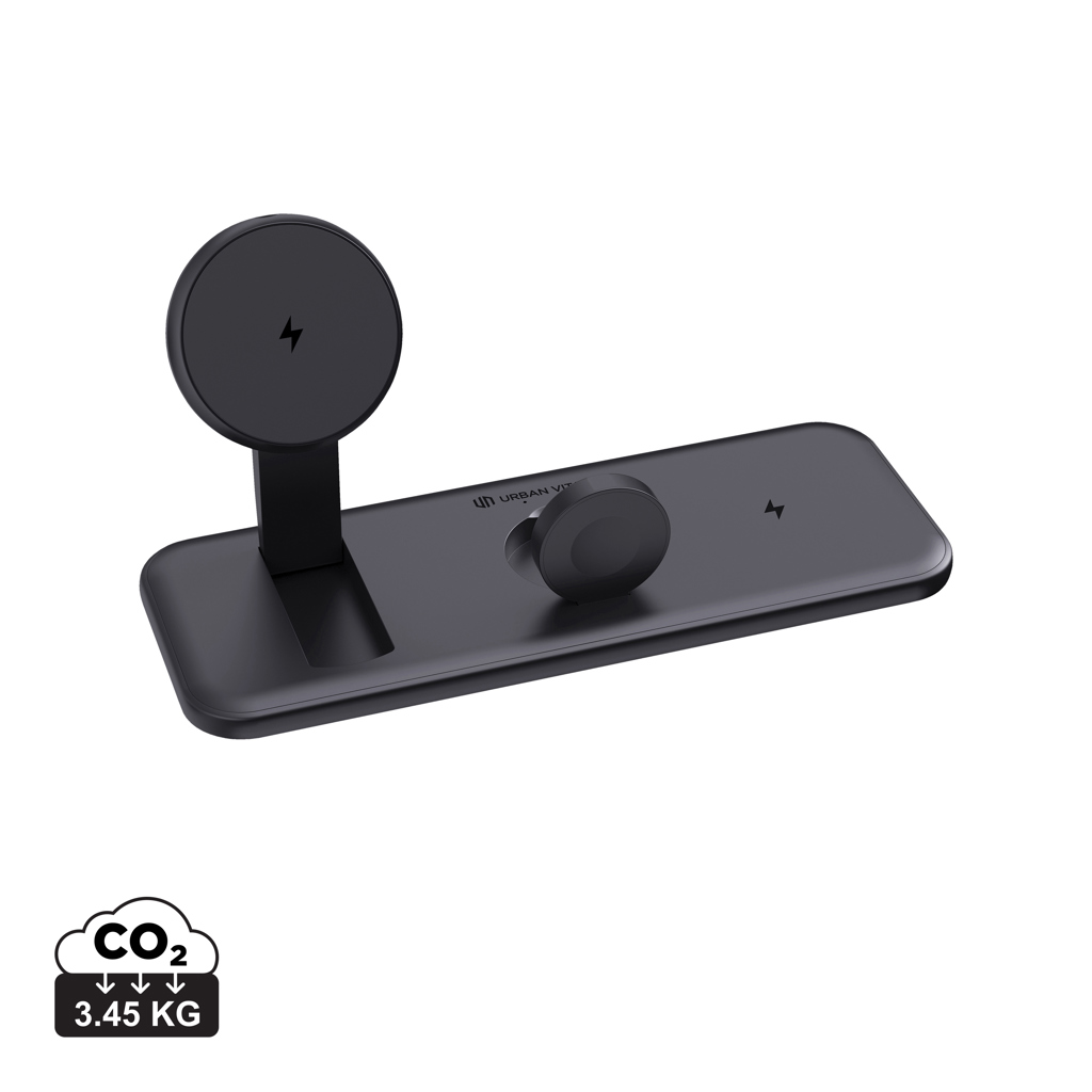 Urban Vitamin Torrance 3 v 1 magnetická 15W nabíječka z RCS Černá