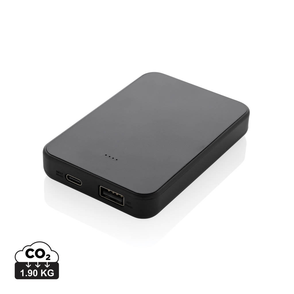 Powerbanka Boostcore 5000mAh s USB C z RCS recykl. plastu Černá