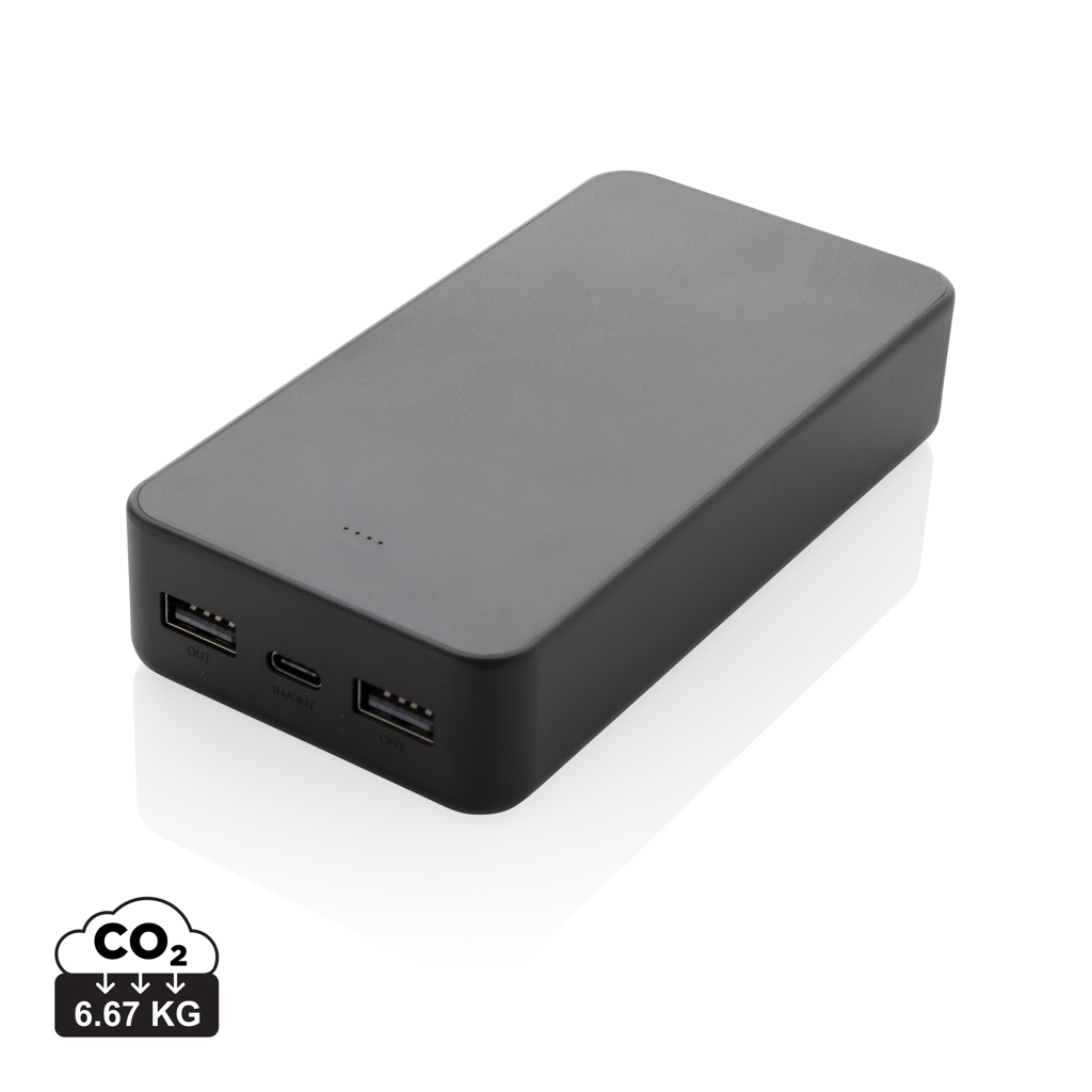 Powerbanka Boostcore 20000mAh s USB C z RCS recykl. plastu Černá