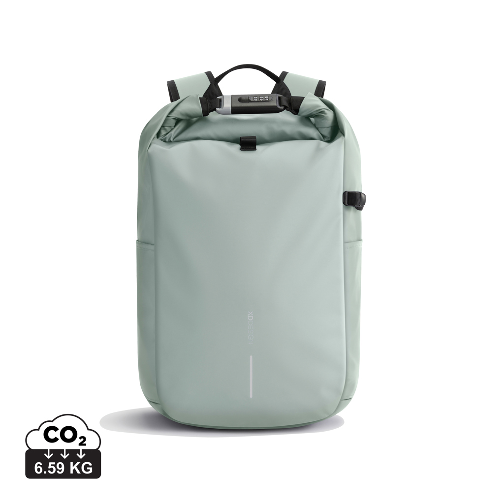 Nedobytný a voděodolný batoh Urban iceberg green, Černá